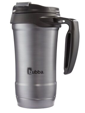 Bubba HERO Vacuum-Insulated Stainless Steel Travel Mug with Handle, 18 oz, Gunme